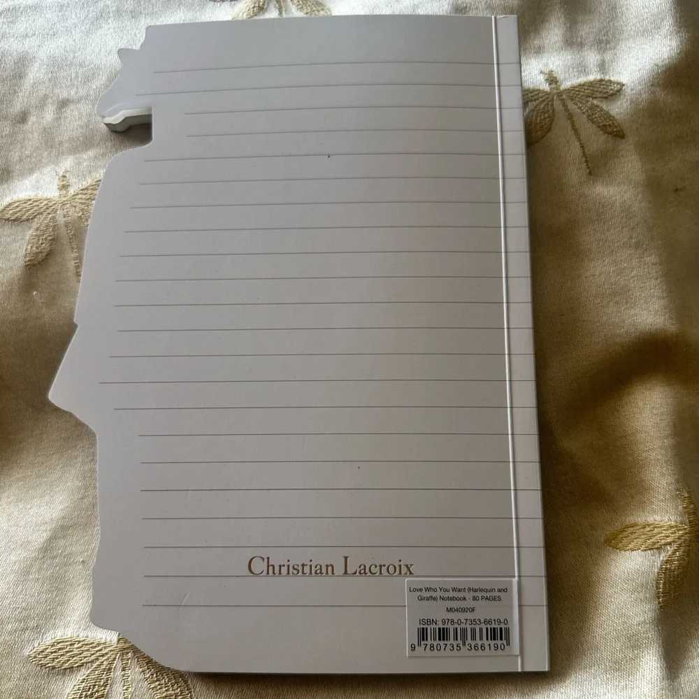 Christian Lacroix Heritage Collection “ Love Who You Want “ Journal / Notebook.